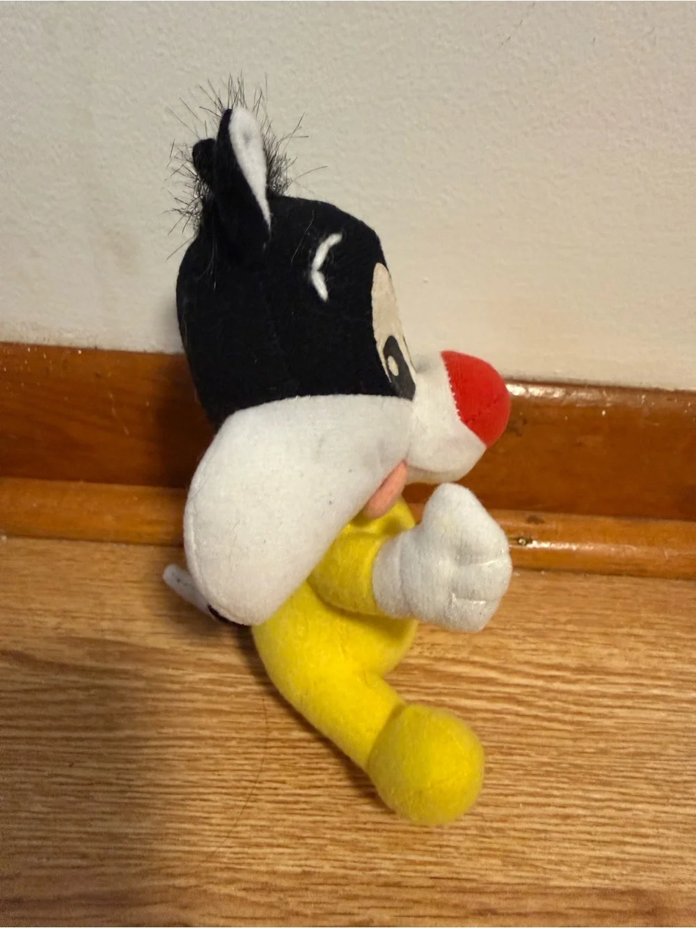 Vintage WB Looney Toon Lovables Sylvester 1995 Tyco Preschool Stuffed Plush 6